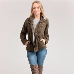 Jacket, military style Large